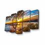 Wallity Cuadro Decorativo en Lienzo 5 Piezas 5PUC-117 Multicolor